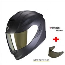 SCORPION Exo-1400 Evo Ii Carbon Air Mate+pantalla Negra Ece 22-06