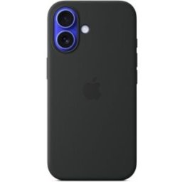 Apple Funda de silicona con MagSafe para el iPhone 16 - Negro
