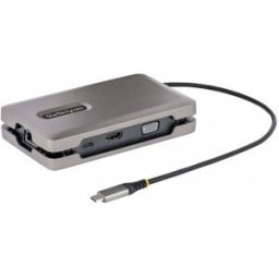 StarTech.com USB-C Multiport Adapter with USB-C DP Alt Mode Video Output / 4K HDMI 2.0 / VGA, USB-C