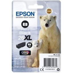Epson 26XL Black PREMIUM INK CLARIA PHOTO BLACK SUPL