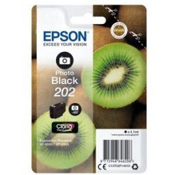 202, Epson, Foto negro, Expression Premium XP-6000, XP-6005, 4,1 ml, 400 páginas, Ampolla