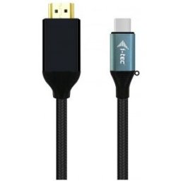 i-tec USB-C HDMI Cable Adapter 4K / 60 Hz 150cm, HDMI, USB-C 3.1, Macho/Macho, 1,5 m, Negro, Azul