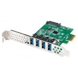 Lanberg TARJETA PCI EXPRESS X1 A 4X USB-A 3,1 GEN1 LOW PROFILE