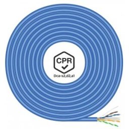 Aisens Cable de Red RJ45 LSZH CPR Dca CAT.6 UTP AWG24, Azul, 100 m