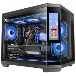 Mars Gaming MC3TCORELCDM carcasa de ordenador Mini Tower Negro