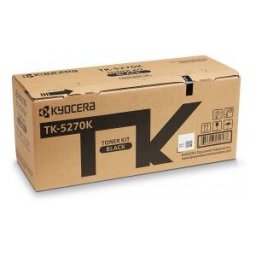 Kyocera TK-5270K, Tóner de láser, 6000 páginas, Negro, 1 pieza(s)