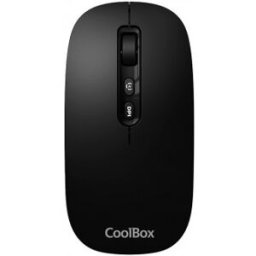 CoolBox W02 F Wireless + Bluetooth Óptico 1600 DPI Negro