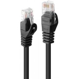 Lindy 48192 cable de red Negro 1 m Cat6 U/UTP (UTP)