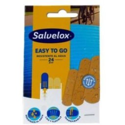 Salvelox Apósitos Easy to Go Resistente al Agua 24 uds