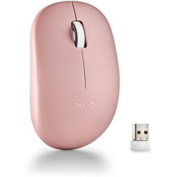 Ratón óptico NGS FOG Pro Wireless Inalámbrico 1000 DPI, Rosa, Nuevo