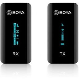 Micrófono inalámbrico Boya BY-XM6-S1 de doble canal de 2,4 GHz 1 + 1