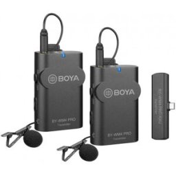 Sistema de micrófonos lavalier inalámbrico para Android WM4PRO-K4 Boya