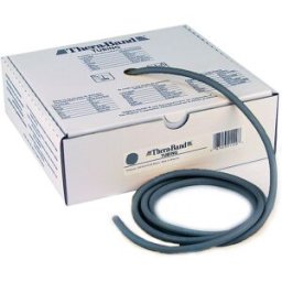 Thera Band Tubing 7.5m: Tubos de Látex de Resistencia Atlética - Color Plata
