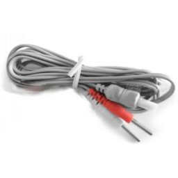 Cable para electrodos universal: compatible con electroestimuladores de conexión redonda (globus, new age...)