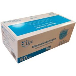 Mascarillas Quirúrgicas alto riesgo 3 capas Tipo IIR (certificación sanitaria). Caja 50 unidades
