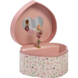 CAJA DE MUSICA JOYERO CORAZON FAIRY GARDEN LITTLE DUTCH LD126206