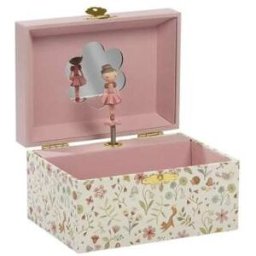CAJA DE MÚSICA JOYERO ROSA FAIRY LITTLE DUTCH LD126237