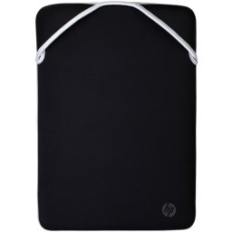 HP Funda Protectora Reversible para Portátiles hasta 14" Delgado sin Cremallera Lavable negro/plata