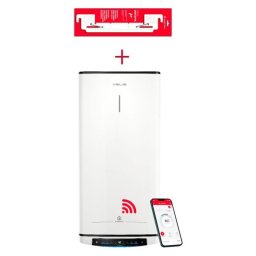 Ariston Velis Pro Wifi Termo Eléctrico Inteligente 80L Clase B + Soporte de Pared Instafix