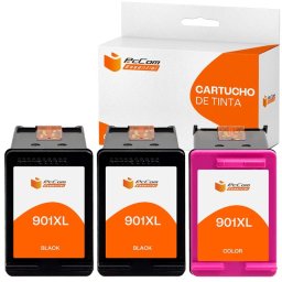 Pccom Essential Hp 901xl Cartucho Tinta Compatible Negro/tricolor Pack 3