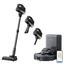 Robot Aspirador Eufy E20 3 en 1 con Autovaciado 8000Pa Navegación LiDAR