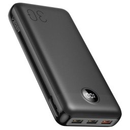 Power Bank Veger L30 30000mAh Carga Rápida 20W LCD Negro