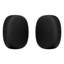 Auriculares Poly Mission 4/6 con almohadillas de cuero sintético negras, pack de 2