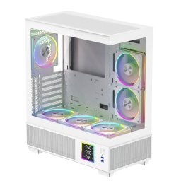 Caja PC ProGaming Kian V2 Blanco Mid-Tower ATX 6 Ventiladores ARGB