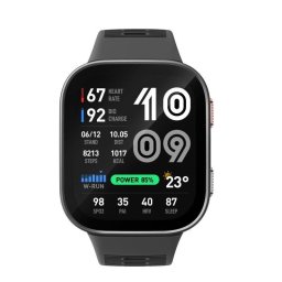 Amazfit Bip Max Bluetooth GPS 2,07" Gris Carbón Correa Talla Única Negra