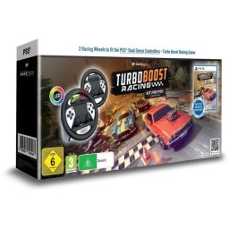 Turbo Boost Racing Kit Just For Games con 2 Ruedas Turbo LED para Mando PS5 DualSense