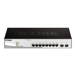 D-Link DGS-1210-10 Switch Smart 8 Puertos Gigabit + 2 Puertos SFP