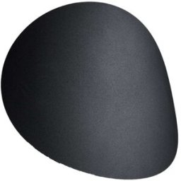 Sollux Lighting Lámpara de pared negro acero alt. 29 cm