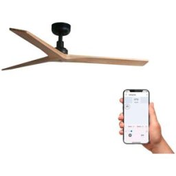 FARO BARCELONA Ventilador sin luz madera de pino pino 125x125x24 cm