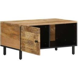 Prolenta Premium Mesa de centro marrón 80 x 50 x 40 cm