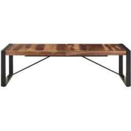 Prolenta Premium Mesa de centro marrón 140 x 70 x 40 cm