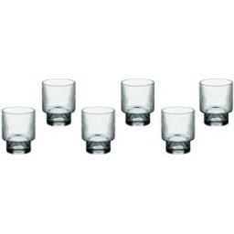 Björn Vasos para refrescos ø8cm - 6 piezas - transparente