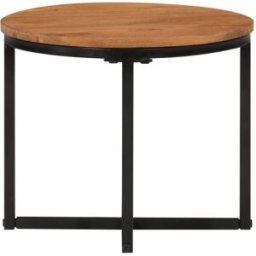 Prolenta Premium Mesa de centro marrón 35 x 35 x 30 cm