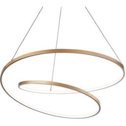 Ideal Lux Lámpara de suspensión de latón D 800 x H min 390 - max 1500 mm