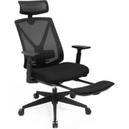 SONGMICS Silla de escritorio ergonómica con soporte lumbar de malla