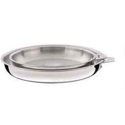 Cuisinox Serie de 2 sartenes de acero inoxidable de 20/24 cm