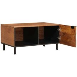 Prolenta Premium Mesa de centro café marrón 80 x 50 x 40 cm