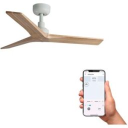 FARO BARCELONA Ventilador sin luz madera de pino pino 92.5x92.5x24 cm