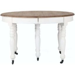 Maisons du Monde Mesa de comedor extensible de pino reciclado de 125 a 325 cm