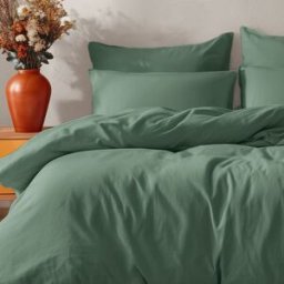 Sensei Maison Funda nórdica + 2 fundas de almohada 65x65 cm liquen 200x200 cm