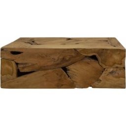 Prolenta Premium Mesa de centro marrón 90 x 50 x 30 cm