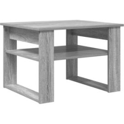 Prolenta Premium Mesa de centro madera de ingeniería gris 64 x 54 x 44 cm