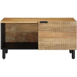 Prolenta Premium Mesa de centro marrón 80 x 50 x 40 cm