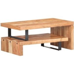 Prolenta Premium Mesa de centro marrón 90 x 50 x 40 cm