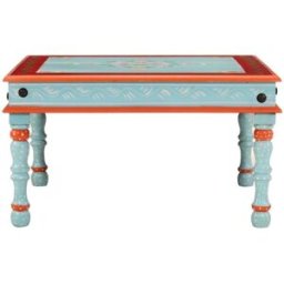 Prolenta Premium Mesa de centro azul 54 x 54 x 30 cm