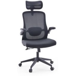 MyBuero Silla home office tela / tejido de malla negro